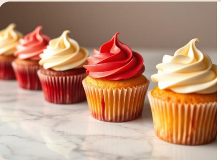 Cupcakes gourmet com cobertura