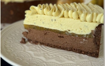 Torta Maracujá com Chocolate